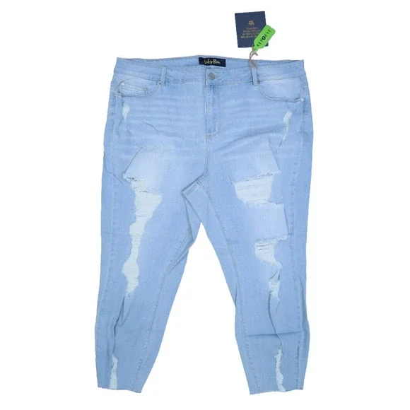 Indigo Rein Jeans Indigo Rein Light Wash Distressed Ripped